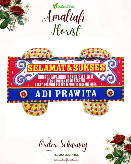 Papan Bunga Ucapan Selamat Pakujati